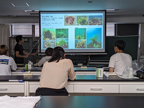 海藻類に関する講義