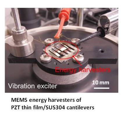 piezoelectric energy harvesters