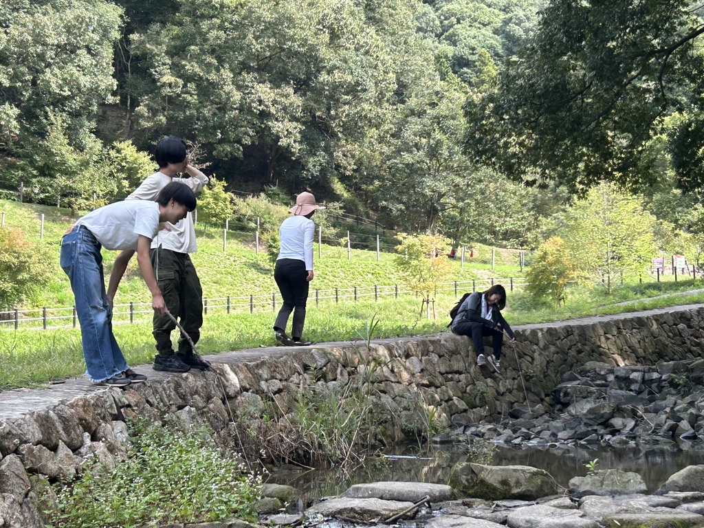 ザリガニ採集＠里山公園