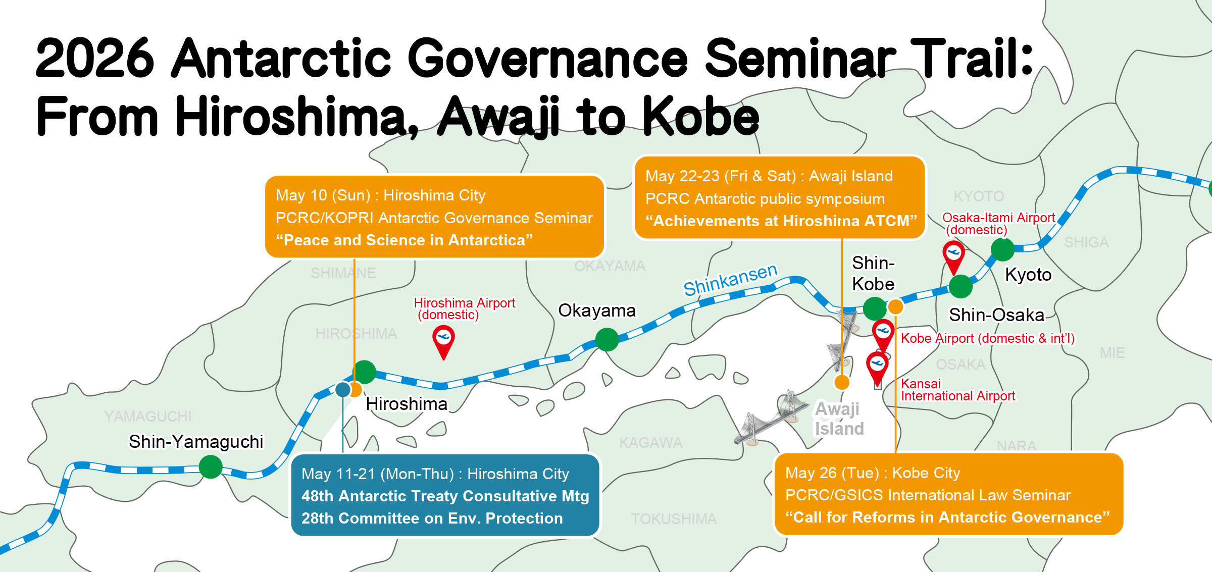 2026 Antarctic Governance Seminar Trail map