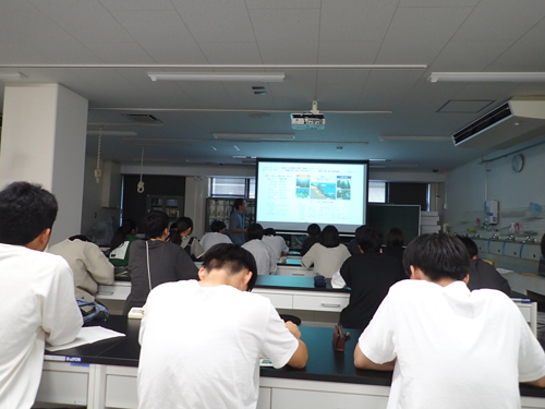 海藻についての講義