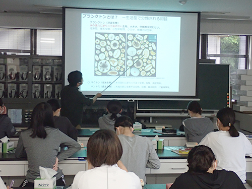 プランクトンについての講義（5月31日）