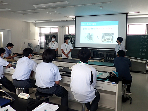 実習の成果発表会（7月27日）
