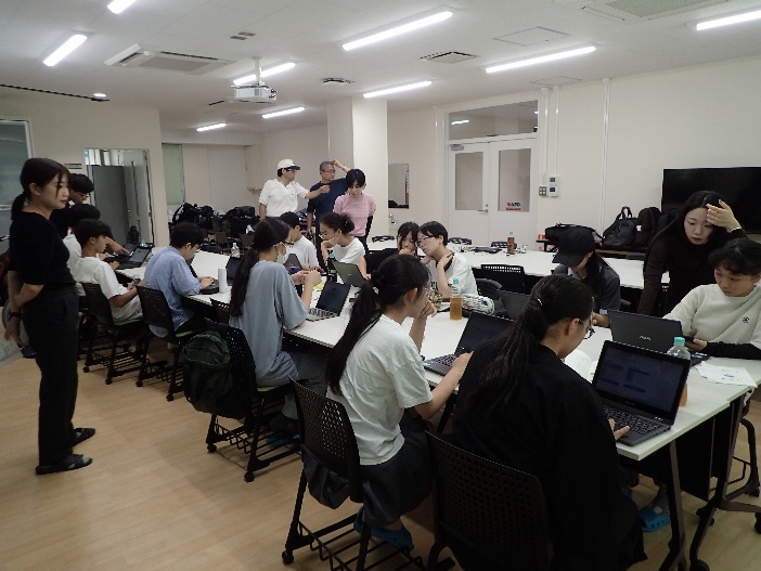 マリンサイトにてデータ解析作業