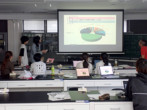 成果発表会の様子