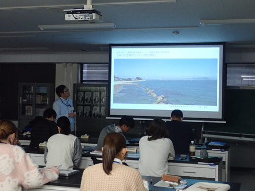沿岸域の生物多様性についての講義