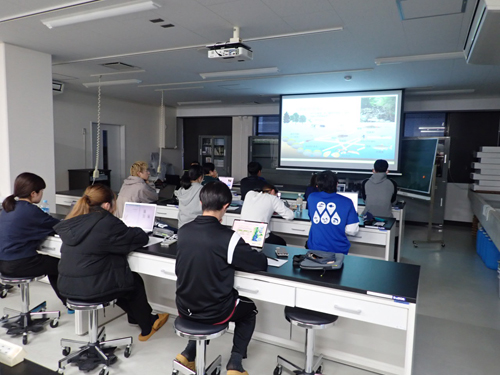 河川生態学についての講義